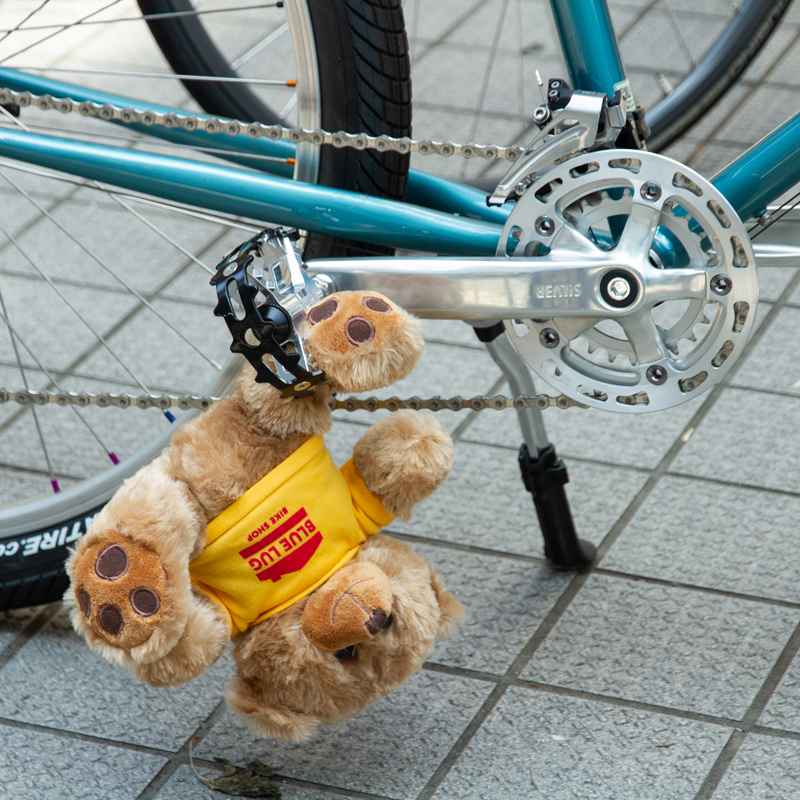 Bluelug x MKS - XC-III bear trap pedal (red)