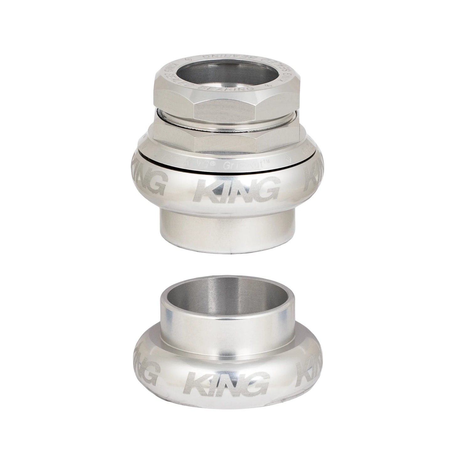 Chrisking - GripNut Threadset 1" (sotto voce silver)