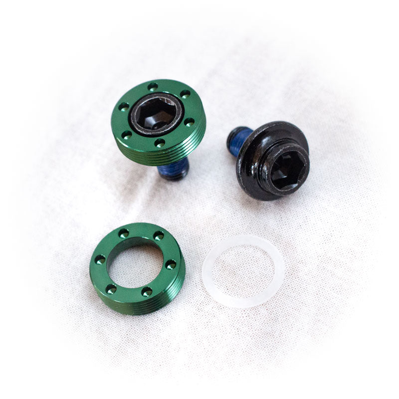 Stridland - Crank Bolt (black+green)