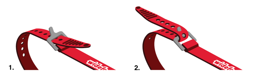 Widefoot - Voile Straps 20" (black)