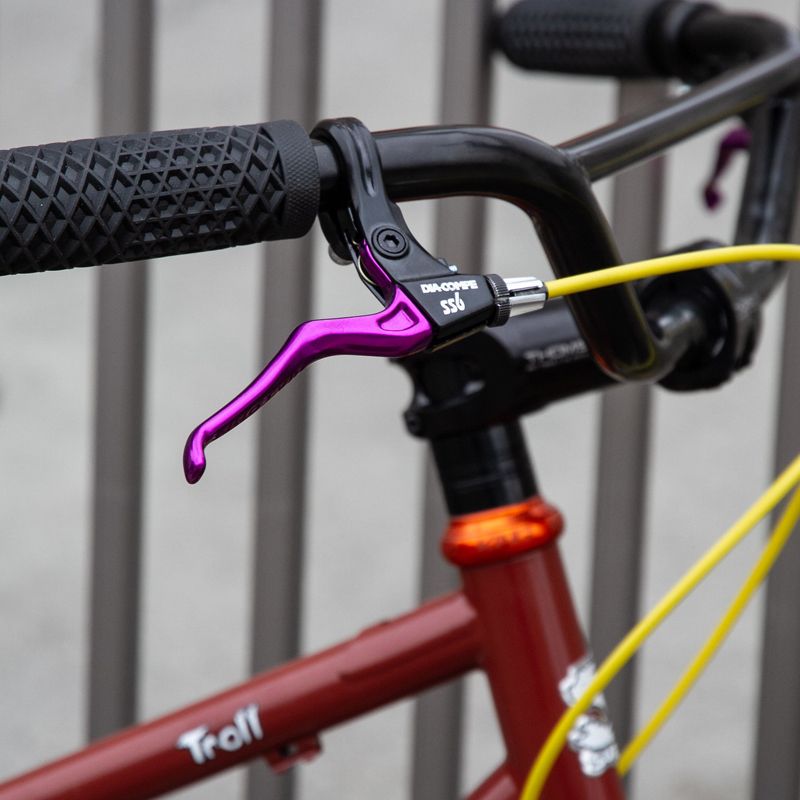 Dia-Compe x Bluelug - SS-6 Brake Lever (purple/black)