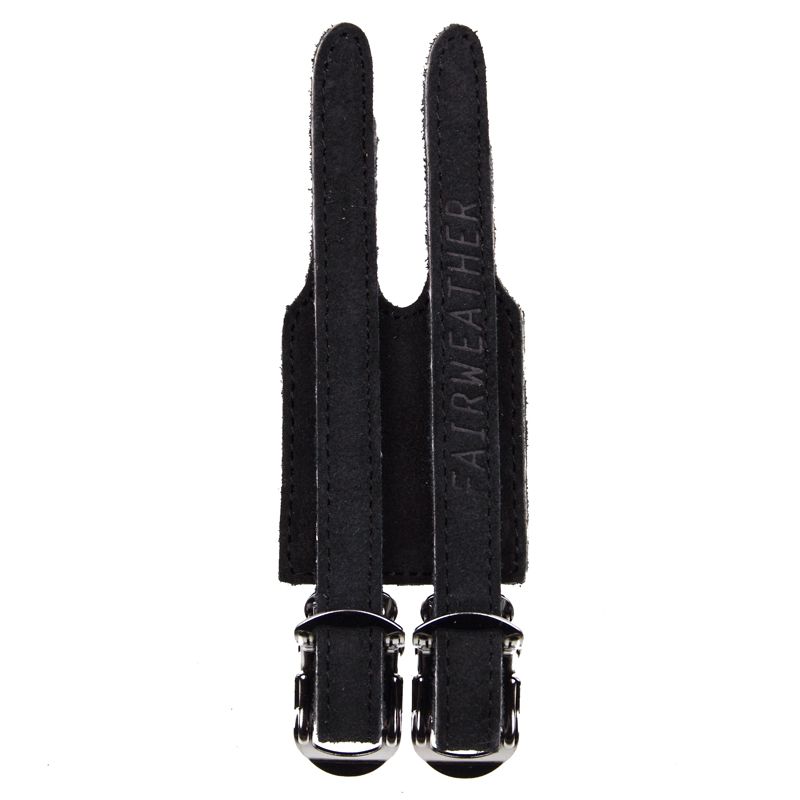 Fairweather - Double toe straps (black)