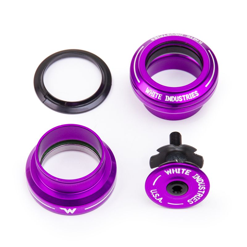 White Industries - 1-1/8" headset (purple)