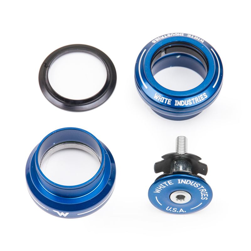 White Industries - 1-1/8" headset (blue)