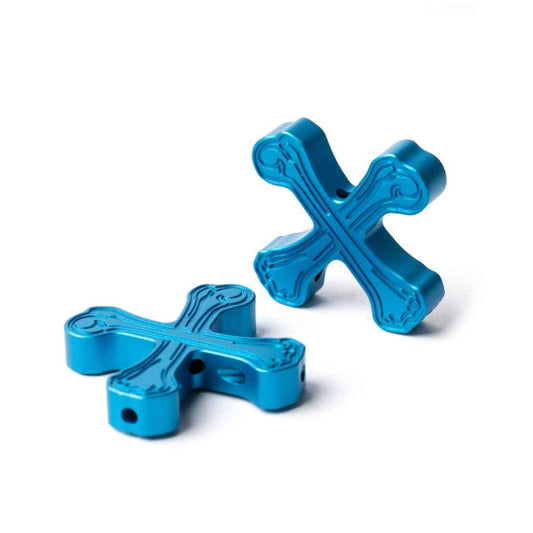 Boneshaker MTB - Crossbone Cable Hangers (blue)