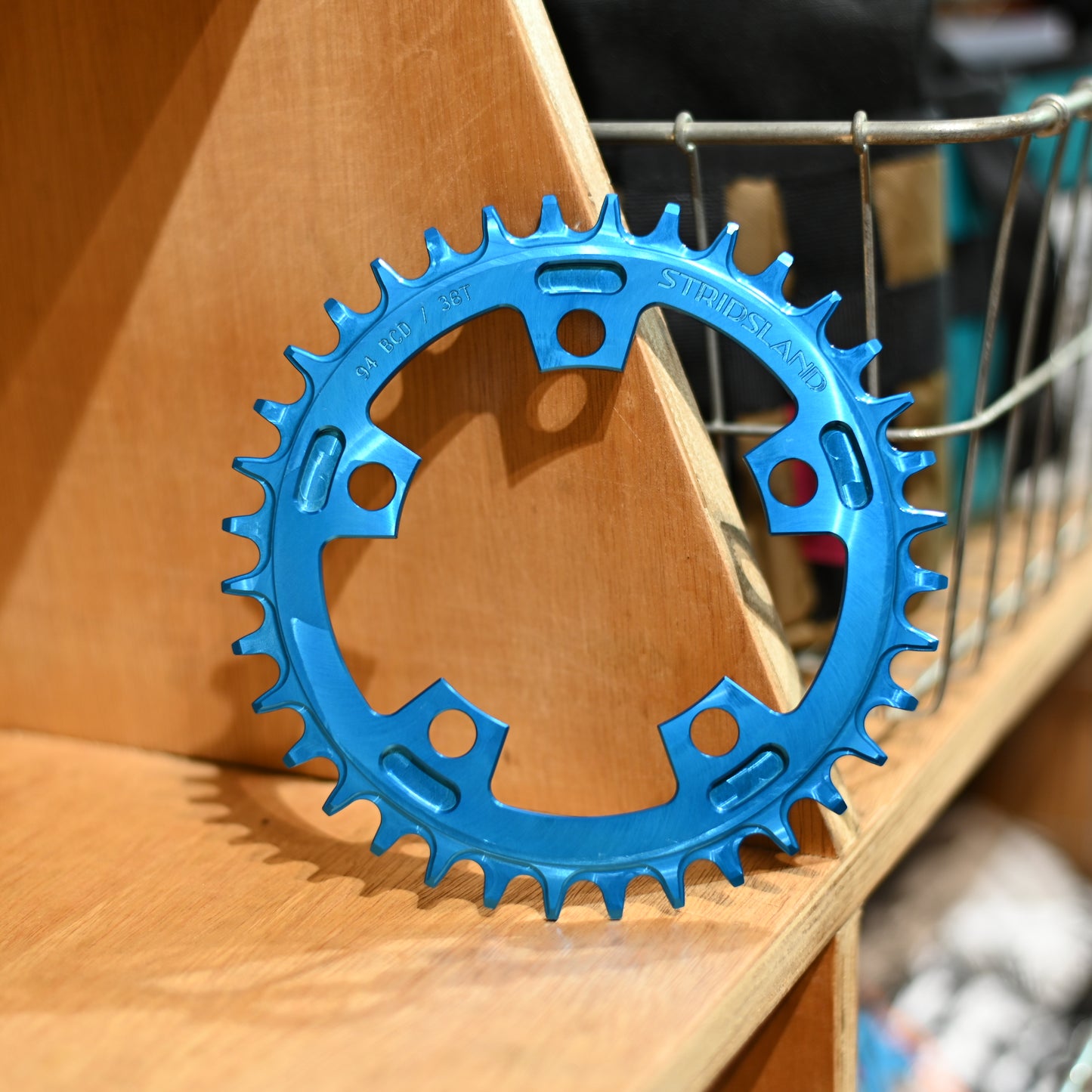 Stridland - 110BCD Chainring (blue)