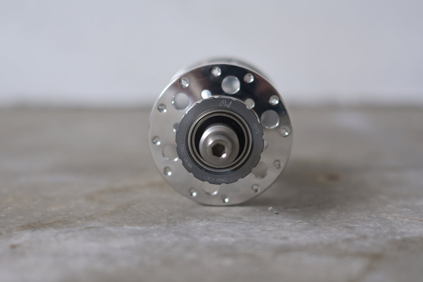 Philwood - Hight Flange Hub Rear Track Pro Single Fixed (silver)