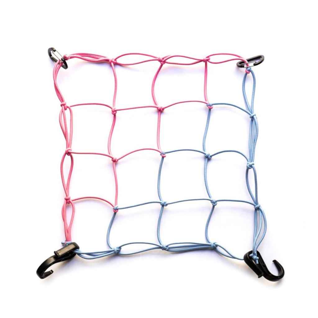 Bluelug - cargo net (pink/blue)