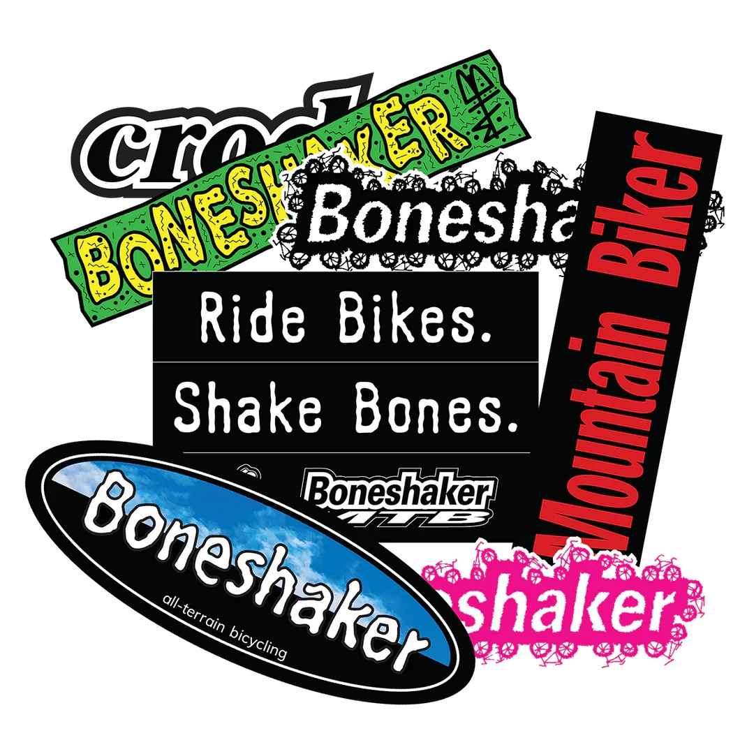 Boneshaker MTB - Sticker Pack