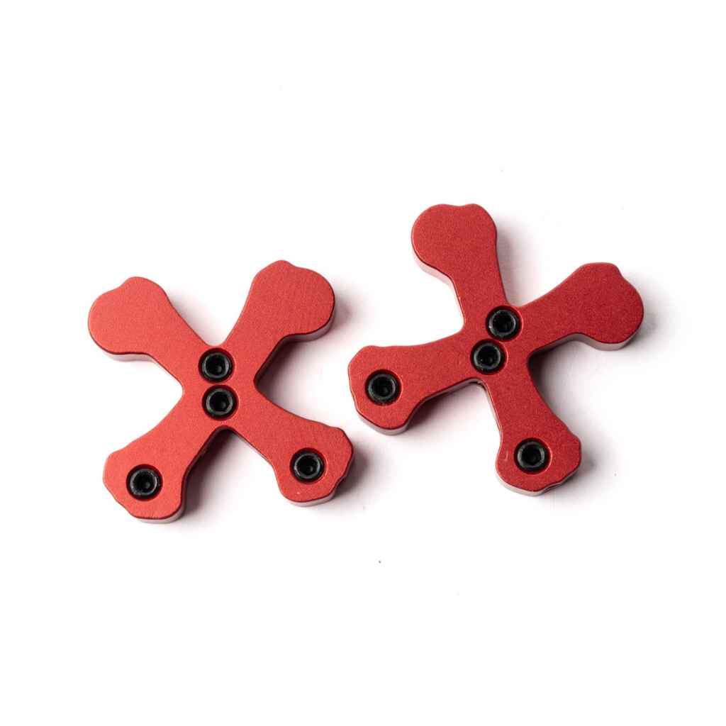 Boneshaker MTB - Crossbone Cable Hangers (red)