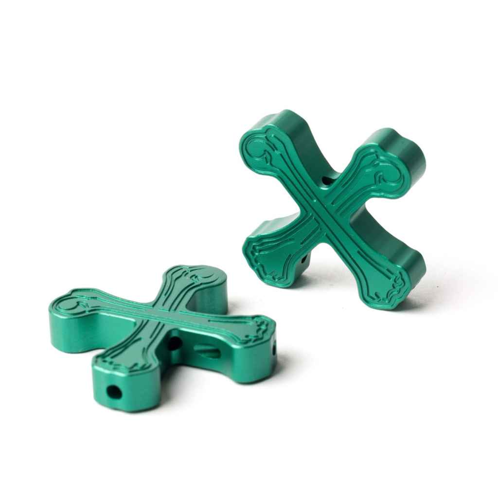 Boneshaker MTB - Crossbone Cable Hangers (green)