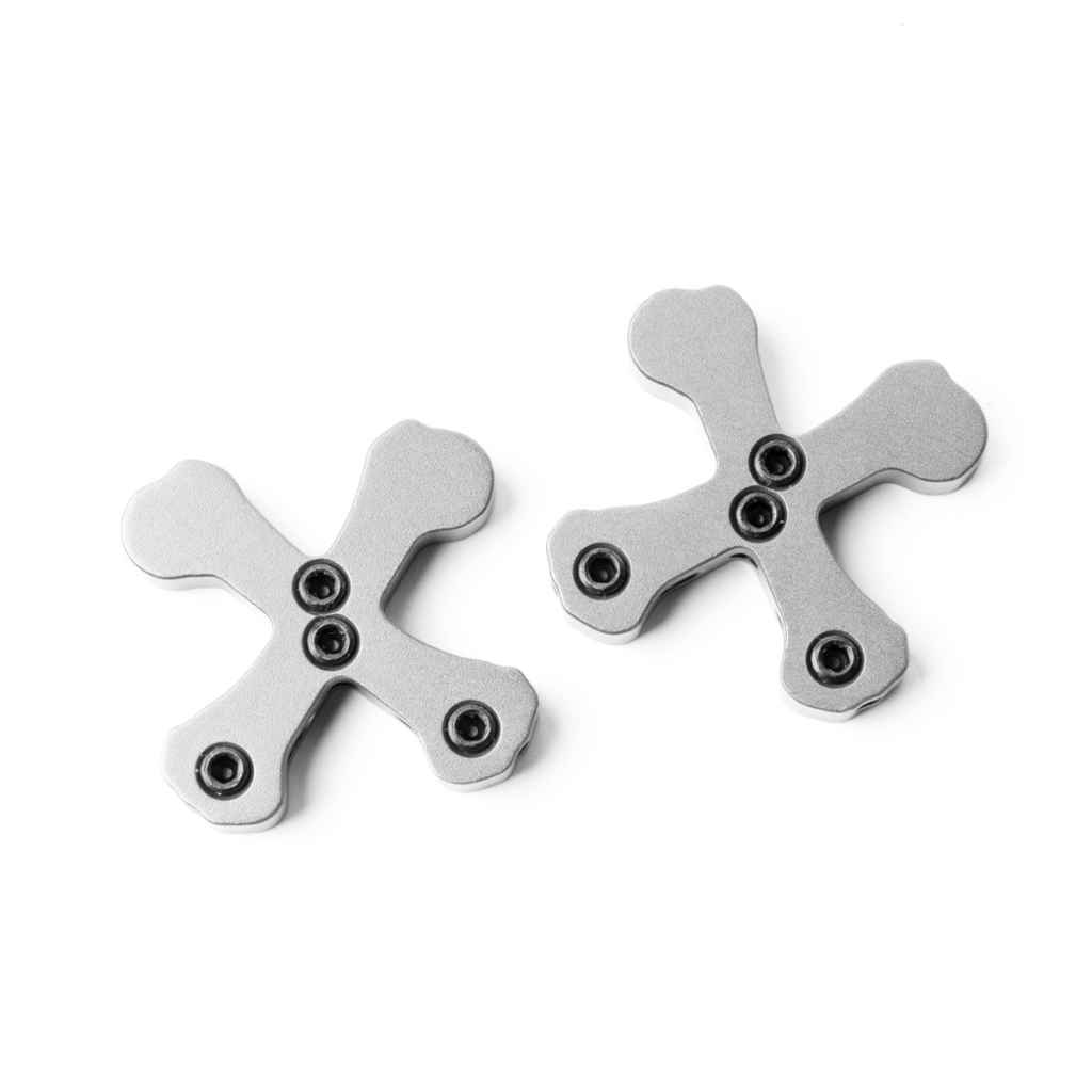 Boneshaker MTB - Crossbone Cable Hangers (silver)