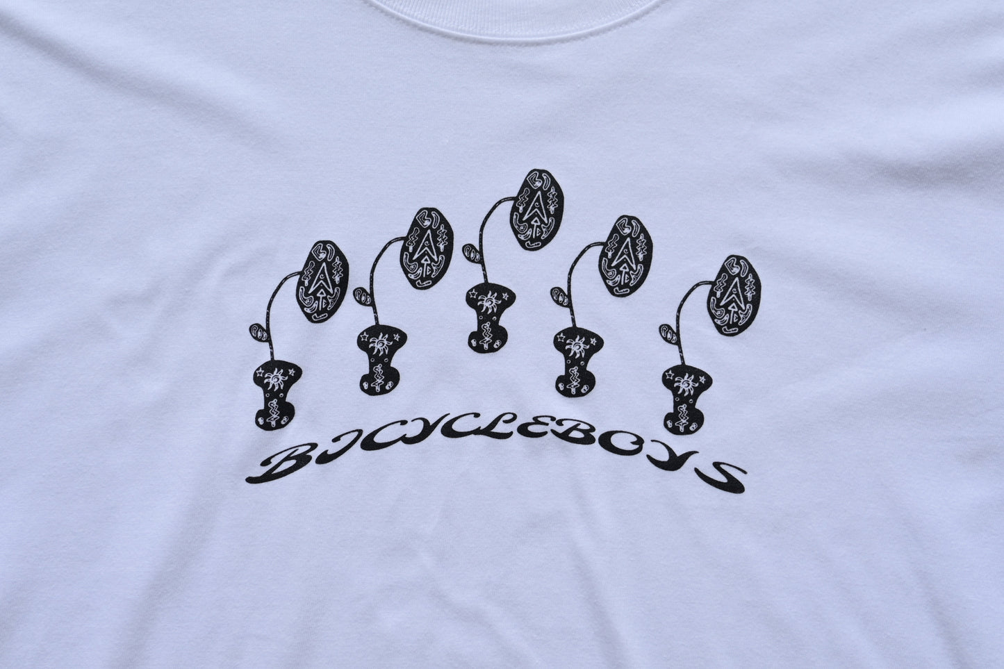 Bicycleboys - Tribal T-shirt (white)