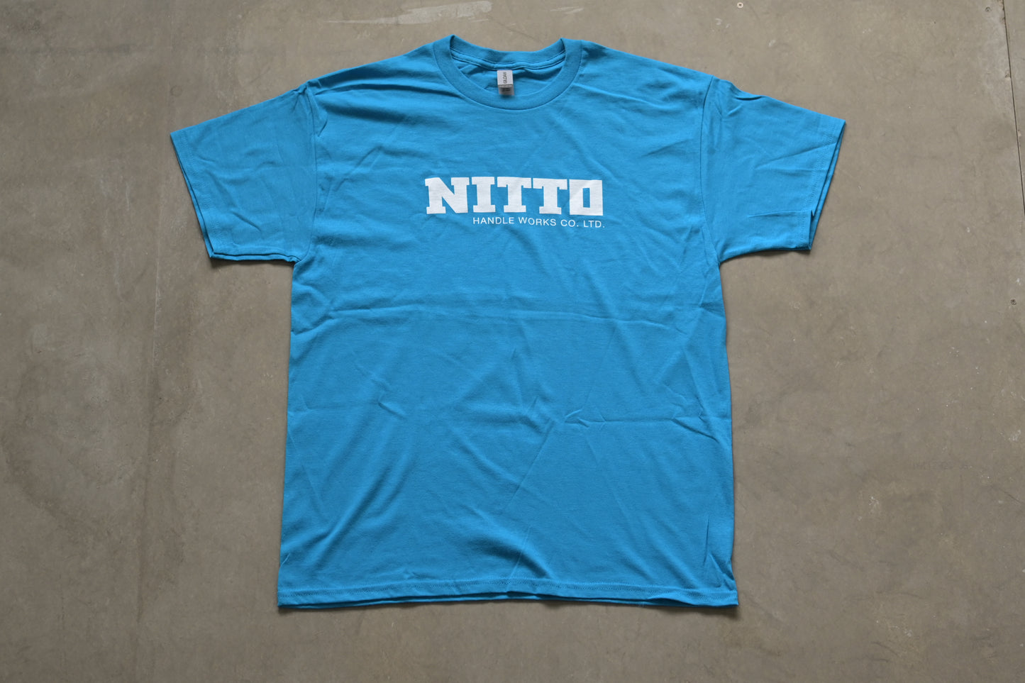 Nitto - T-Shirt (cyan blue/white logo)