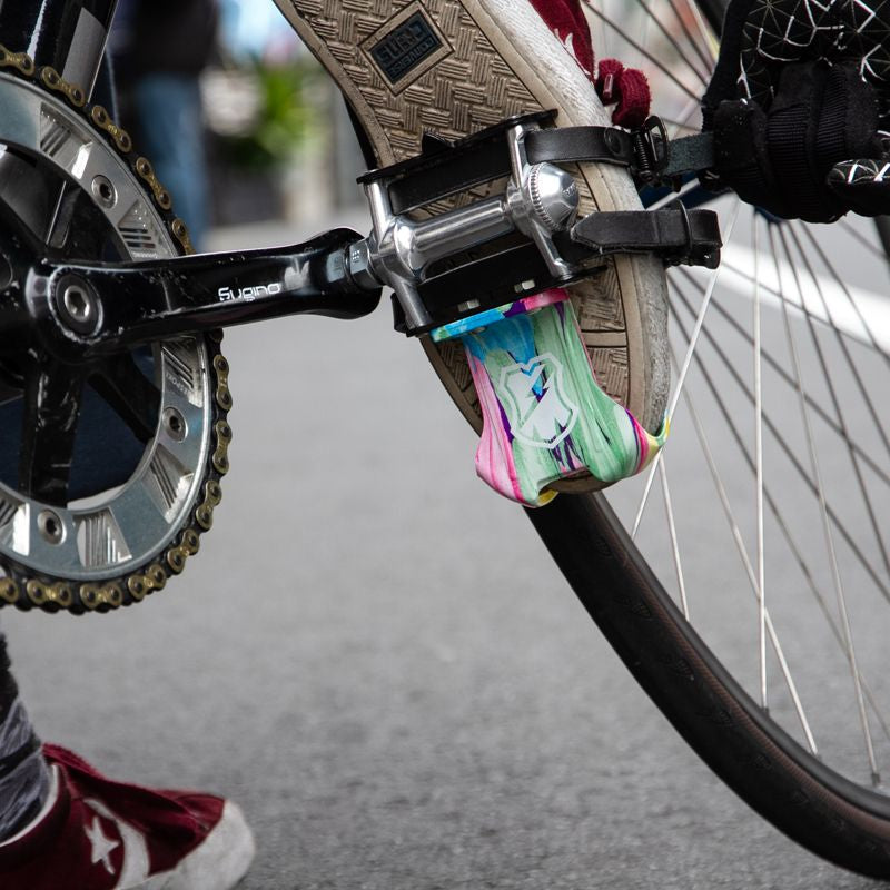 MASH - Nylon Double Toe Clips  (floral)