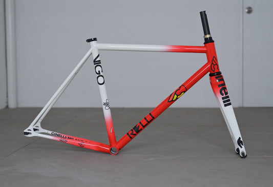 Cinelli - Vigorelli Steel Frameset (80s Team Red-White)