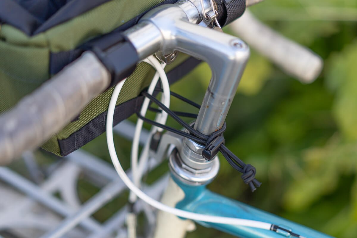 Outer Shell - Drawcord Handlebar Bag (leopard)