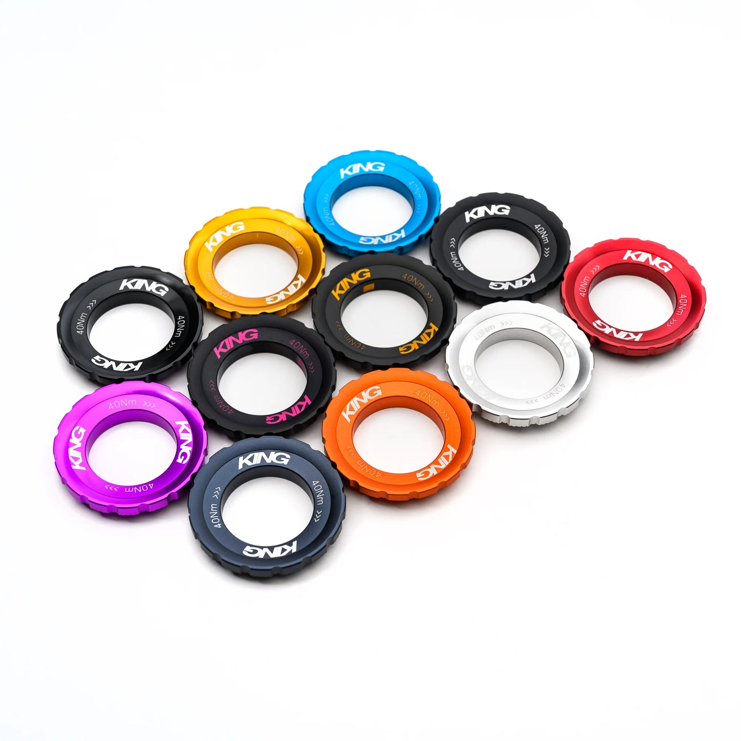 Chris King - Centerlock Lockring (two tone black gold)