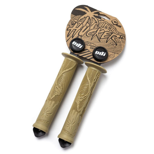 ODI - Hucker Grip with flange (sand)