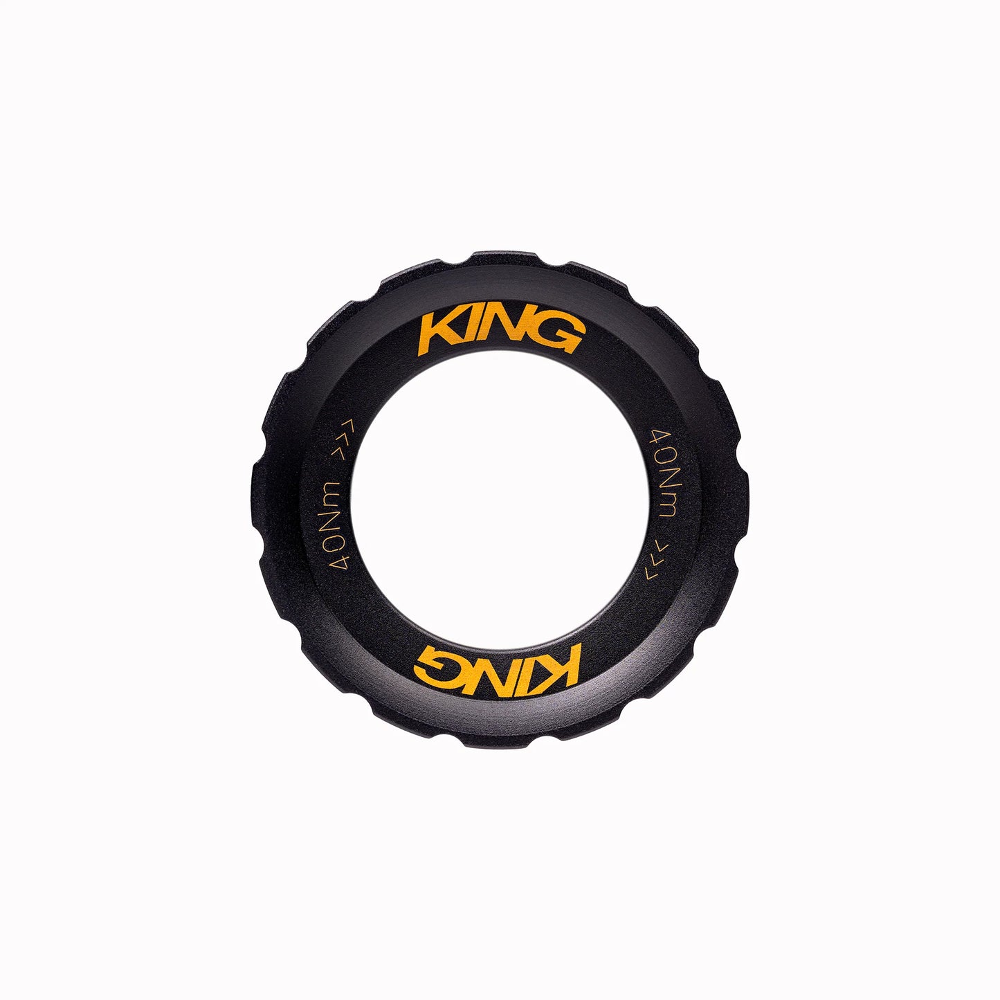 Chris King - Centerlock Lockring (two tone black gold)