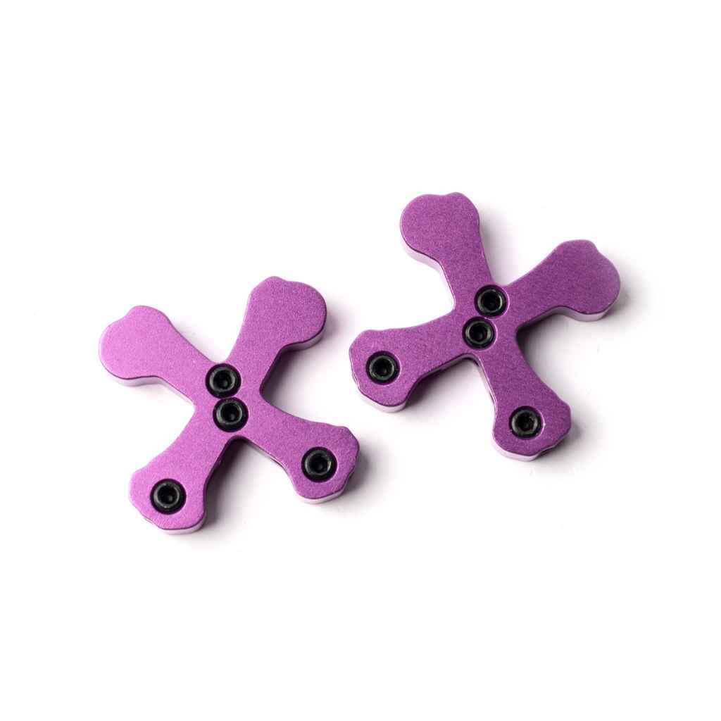 Boneshaker MTB - Crossbone Cable Hangers (purple)