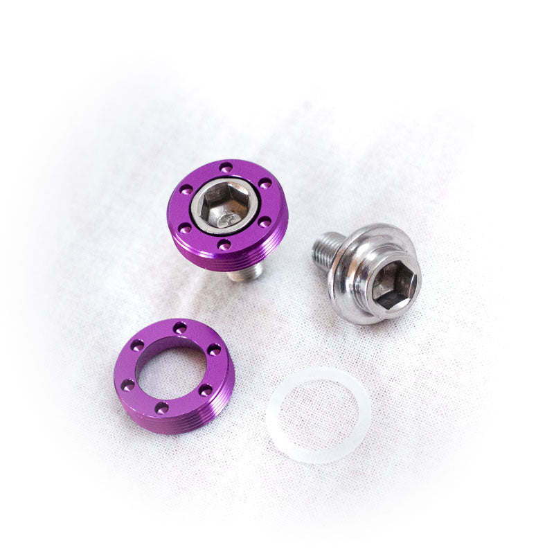 Stridland - Crank Bolt (silver+purple)