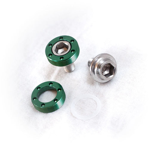Stridland - Crank Bolt (silver+green)