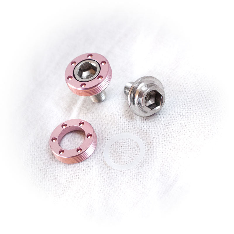 Stridland - Crank Bolt (silver+pink)