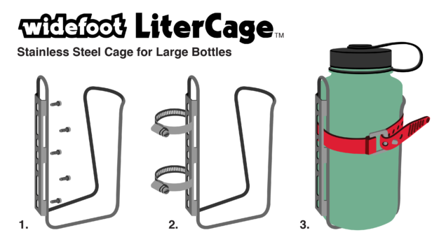 WideFoot - Liter Cage (black)