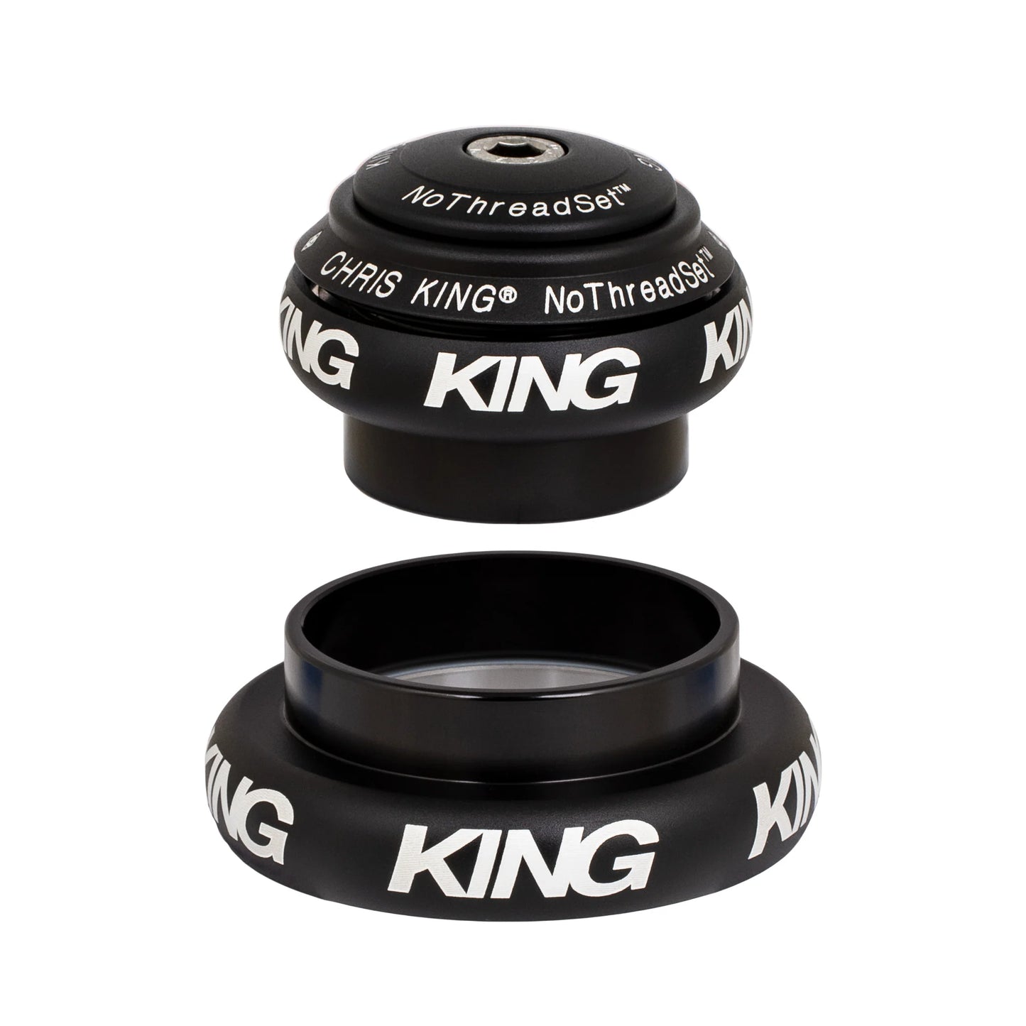Chrisking - NoThreadset Ec34/44 1-1/2" (matte black)