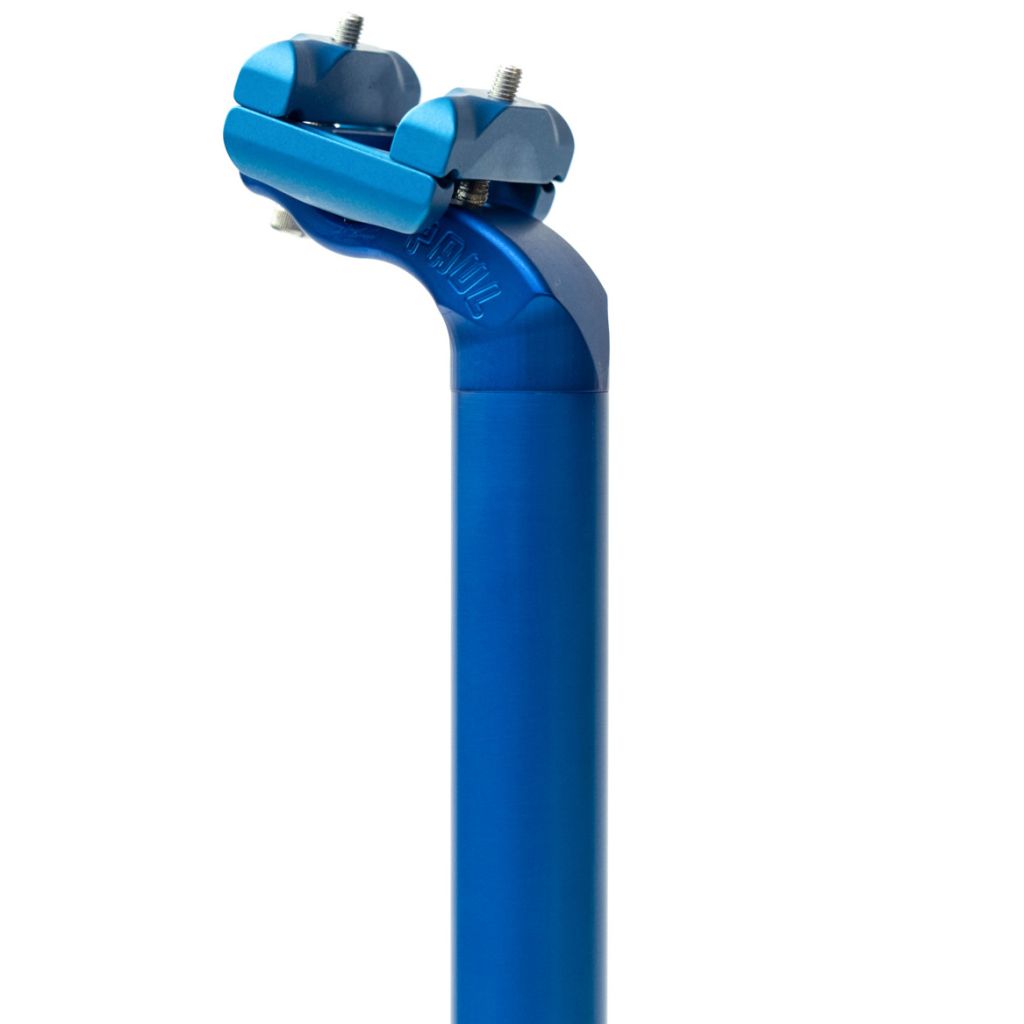 Paul - Tall and Handsome seatpost (blue)