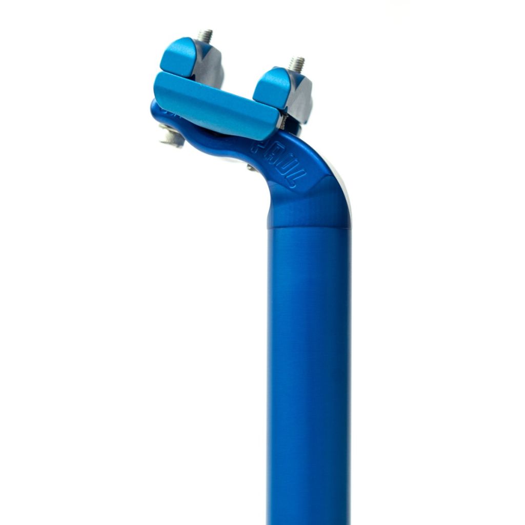 Paul - Tall and Handsome seatpost (blue)